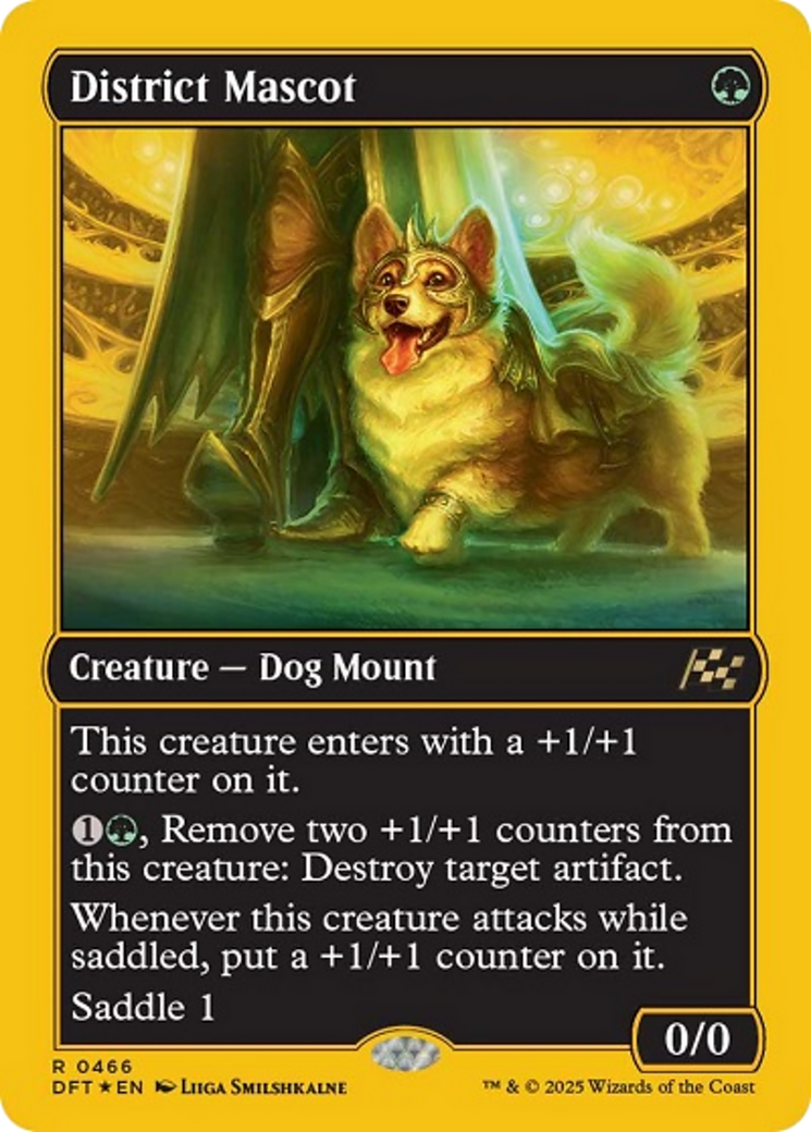 District Mascot (First-Place Foil) [Aetherdrift] | Rook's Games and More
