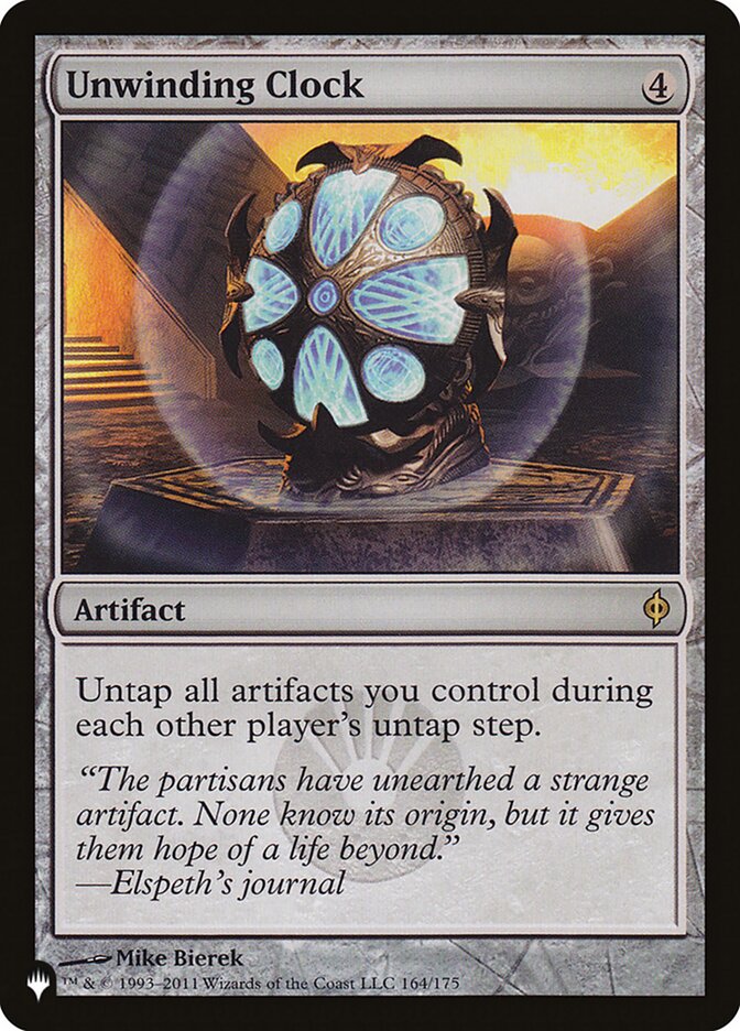 Unwinding Clock [The List] | Rook's Games and More