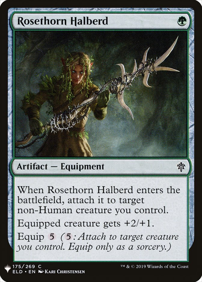 Rosethorn Halberd [Mystery Booster] | Rook's Games and More