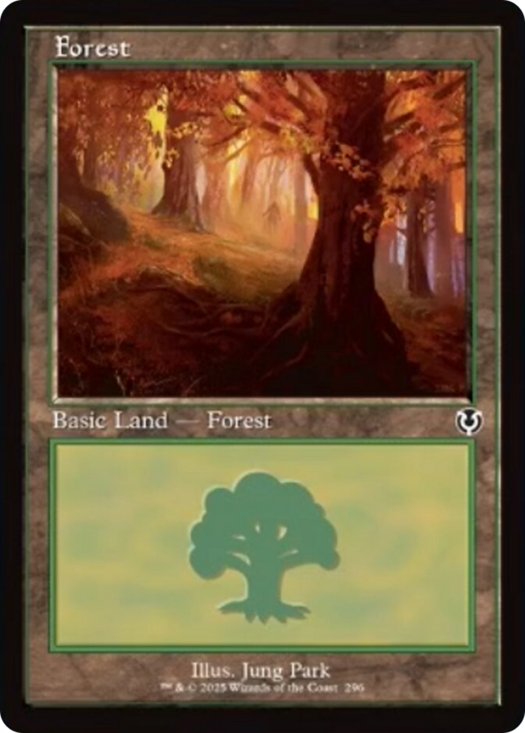 Forest (296) (Retro Frame) [Innistrad Remastered] | Rook's Games and More