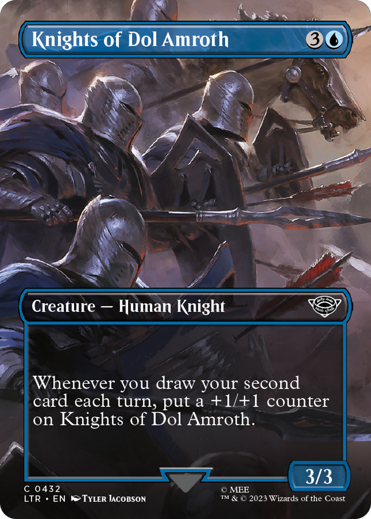 Knights of Dol Amroth (Borderless Alternate Art) [The Lord of the Rings: Tales of Middle-Earth] | Rook's Games and More