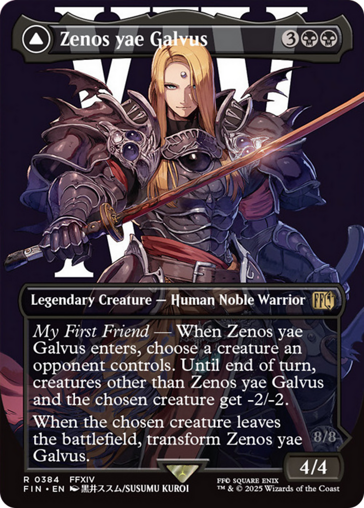 Zenos yae Galvus // Shinryu, Transcendent Rival (Borderless) [FINAL FANTASY] | Rook's Games and More
