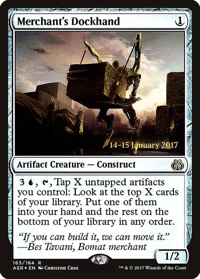 Merchant's Dockhand [Aether Revolt Prerelease Promos] | Rook's Games and More