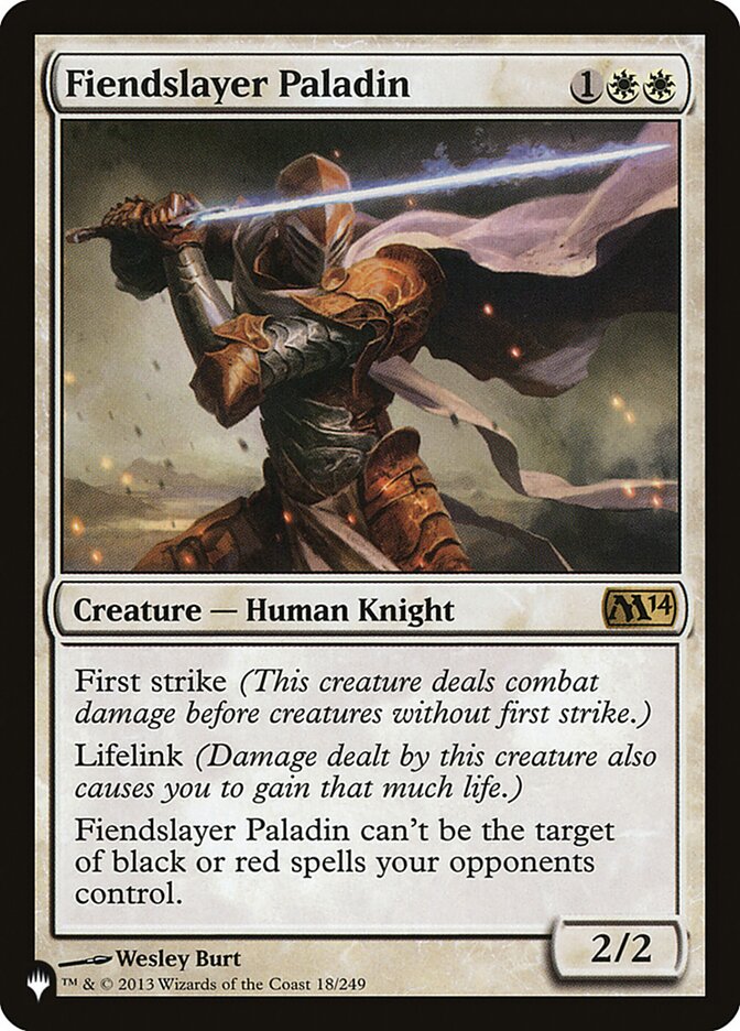 Fiendslayer Paladin [The List] | Rook's Games and More