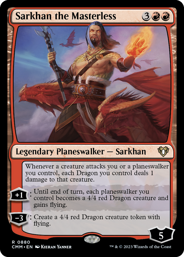 Sarkhan the Masterless [Commander Masters] | Rook's Games and More