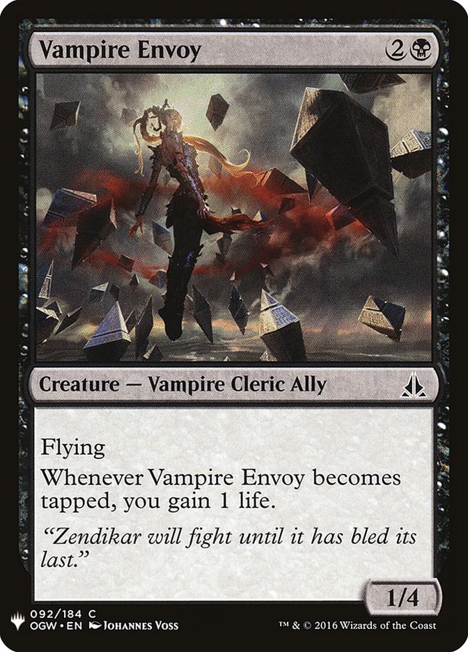 Vampire Envoy [Mystery Booster] | Rook's Games and More