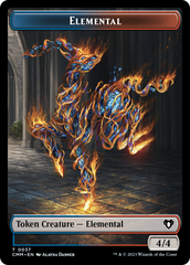 Spirit (0010) // Elemental (0037) Double-Sided Token [Commander Masters Tokens] | Rook's Games and More