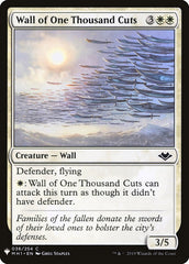 Wall of One Thousand Cuts [Mystery Booster] | Rook's Games and More