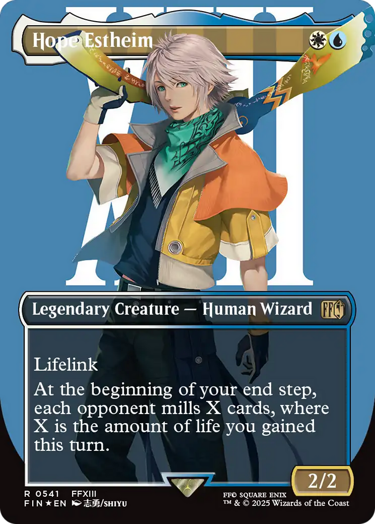 Hope Estheim (Borderless) (Surge Foil) [FINAL FANTASY] | Rook's Games and More