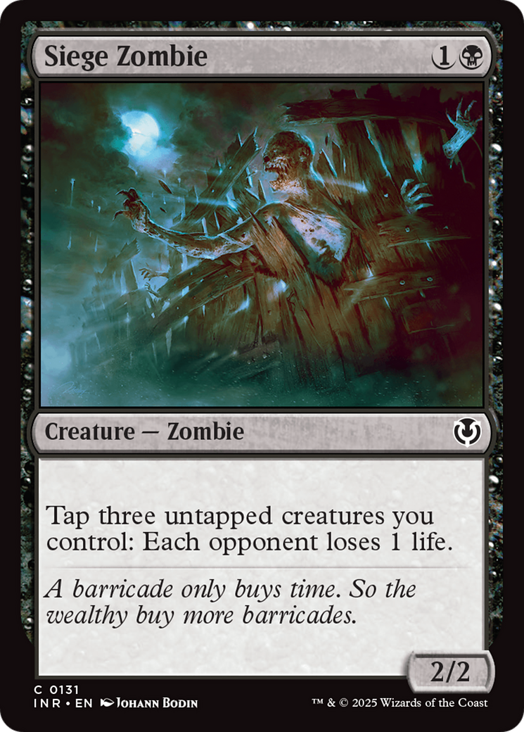 Siege Zombie [Innistrad Remastered] | Rook's Games and More