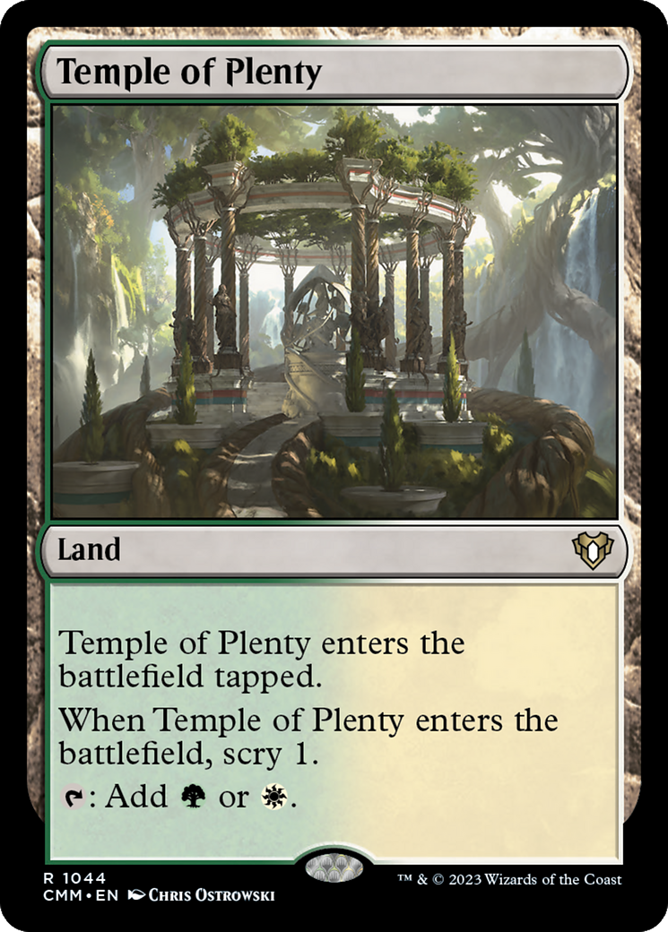 Temple of Plenty [Commander Masters] | Rook's Games and More