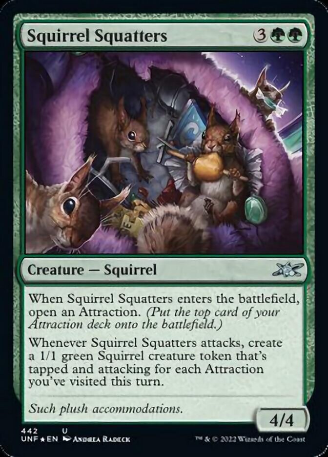 Squirrel Squatters (Galaxy Foil) [Unfinity] | Rook's Games and More