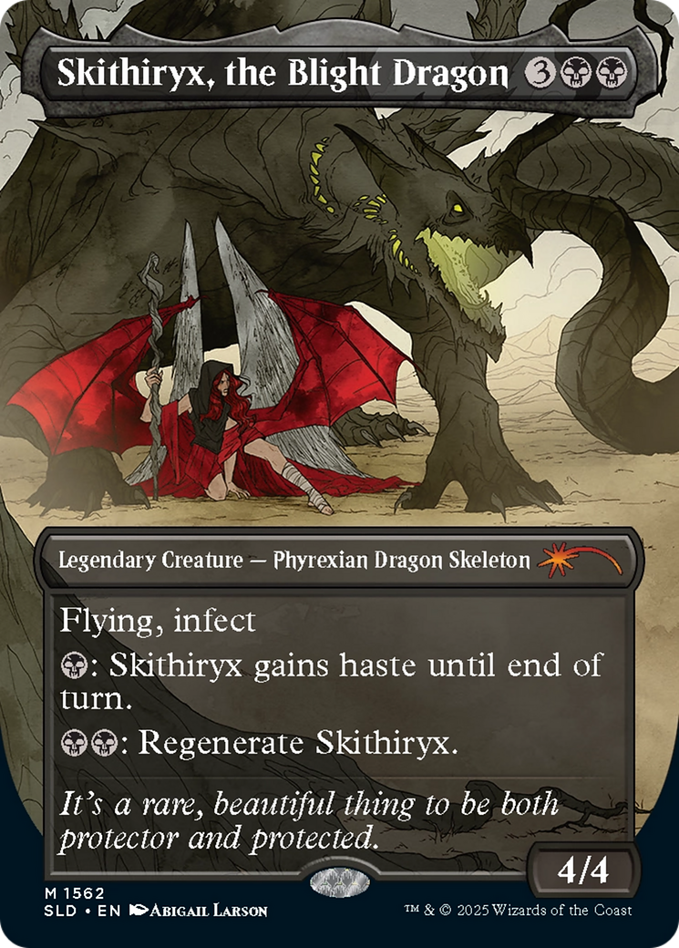 Skithiryx, the Blight Dragon (Rainbow Foil) [Secret Lair Drop Series] | Rook's Games and More