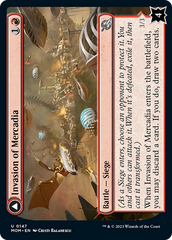 Invasion of Mercadia // Kyren Flamewright [March of the Machine] | Rook's Games and More