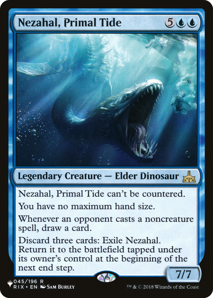 Nezahal, Primal Tide [The List] | Rook's Games and More