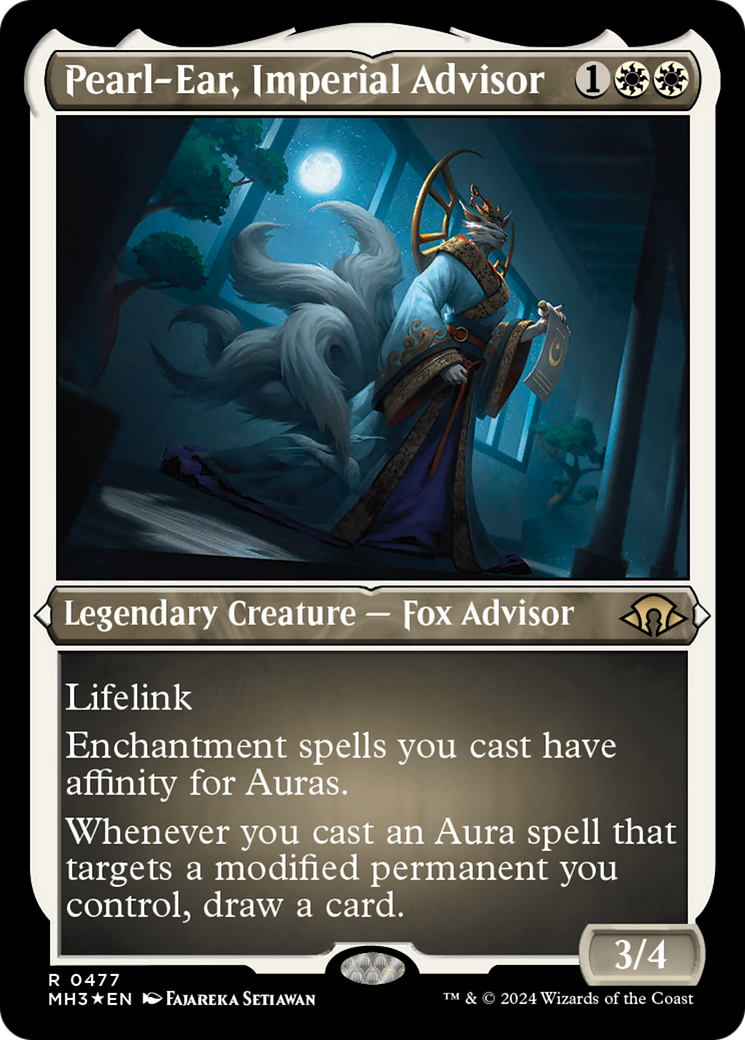 Pearl-Ear, Imperial Advisor (Foil Etched) [Modern Horizons 3] | Rook's Games and More