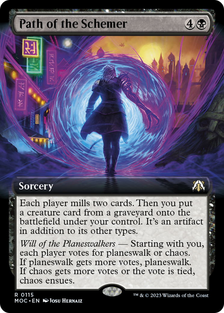 Path of the Schemer (Extended Art) [March of the Machine Commander] | Rook's Games and More