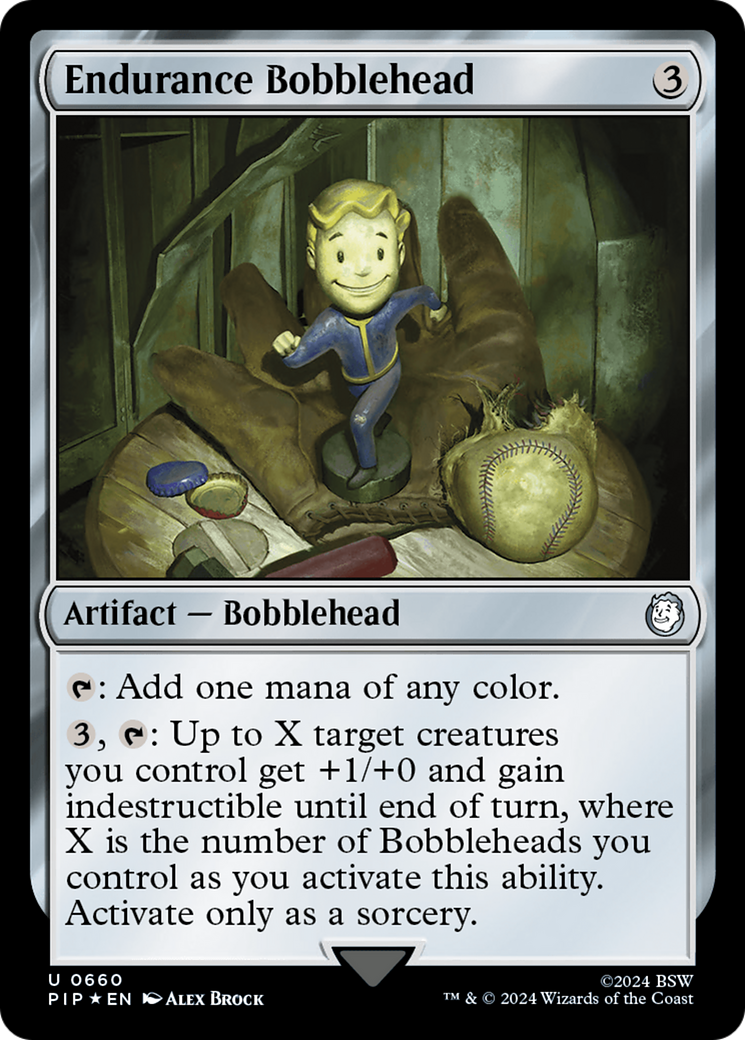 Endurance Bobblehead (Surge Foil) [Fallout] | Rook's Games and More