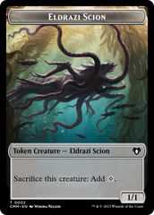 Manifest // Eldrazi Scion Double-Sided Token [Commander Masters Tokens] | Rook's Games and More