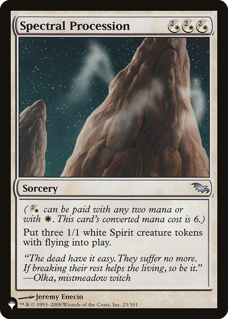 Spectral Procession [The List] | Rook's Games and More