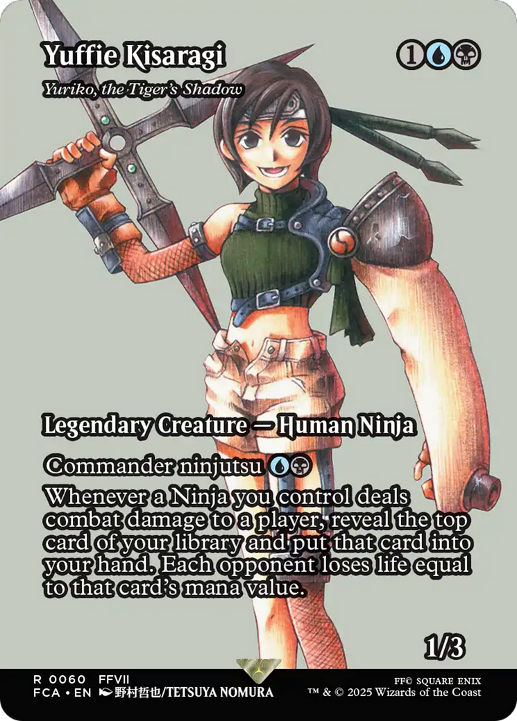 Yuffie Kisaragi - Yuriko, the Tiger's Shadow (Showcase) [FINAL FANTASY : Through the Ages] | Rook's Games and More