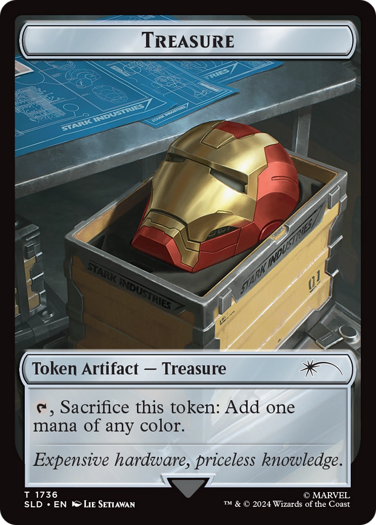 Treasure Token (1736) (Rainbow Foil) [Secret Lair Drop Series] | Rook's Games and More