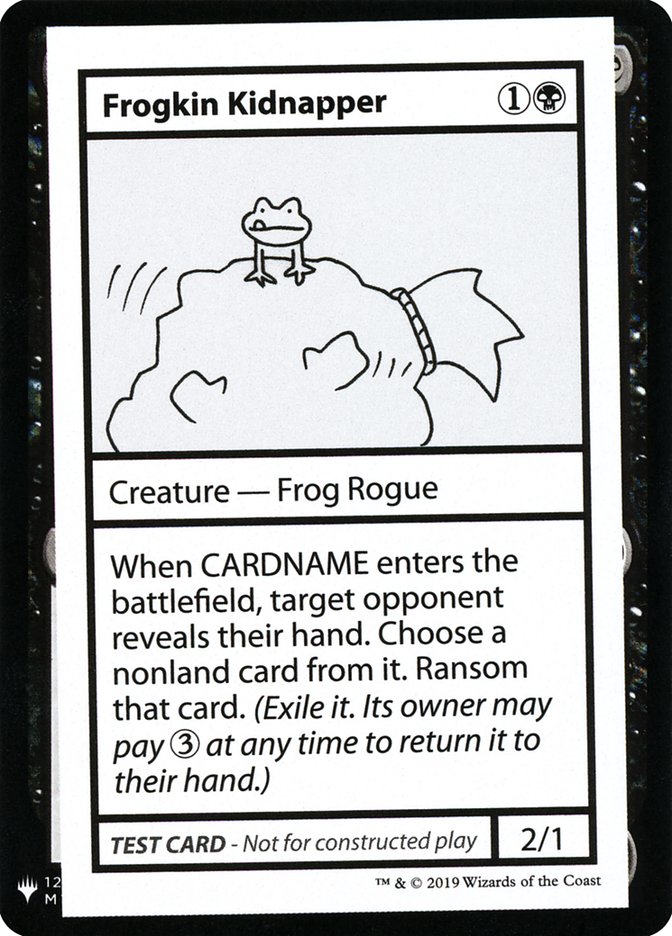 Frogkin Kidnapper [Mystery Booster Playtest Cards] | Rook's Games and More