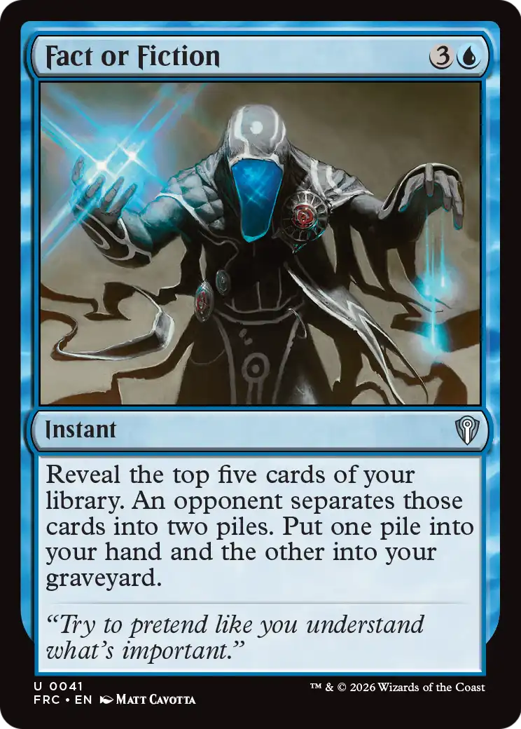 Fact or Fiction [Reality Fracture Commander] | Rook's Games and More