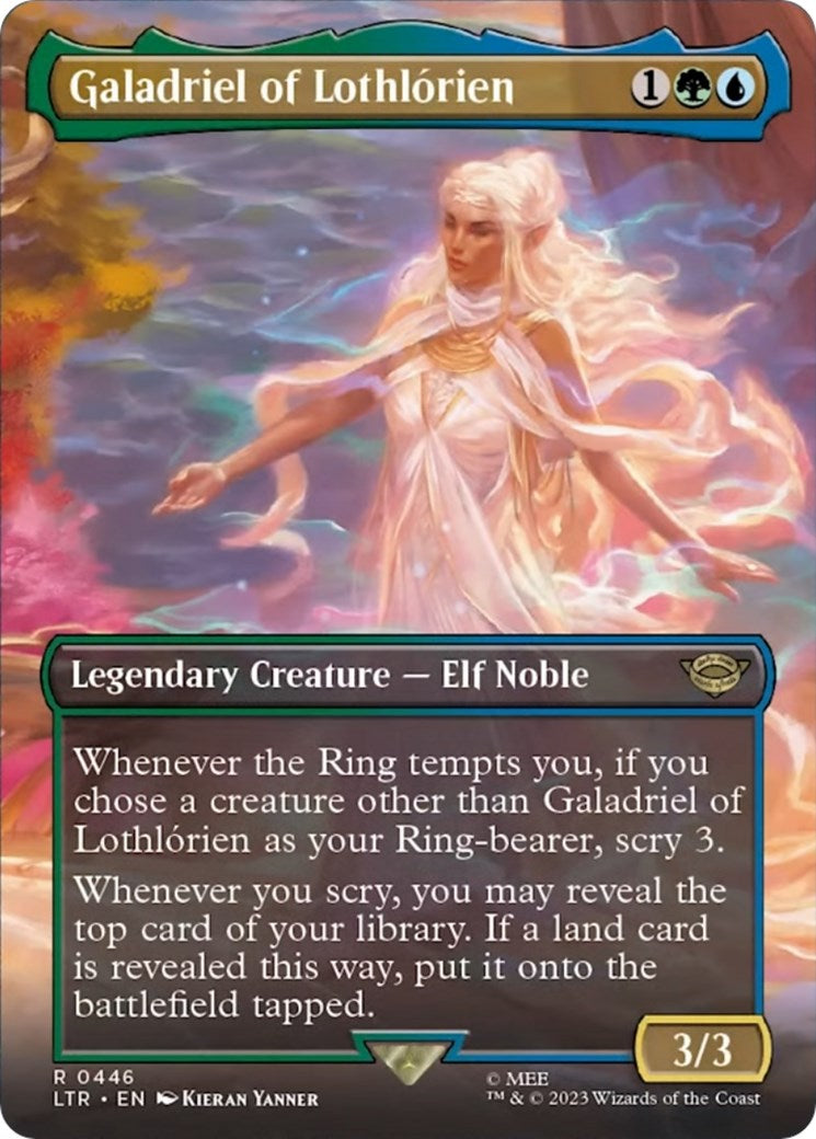 Galadriel of Lothlorien (Borderless Alternate Art) [The Lord of the Rings: Tales of Middle-Earth] | Rook's Games and More