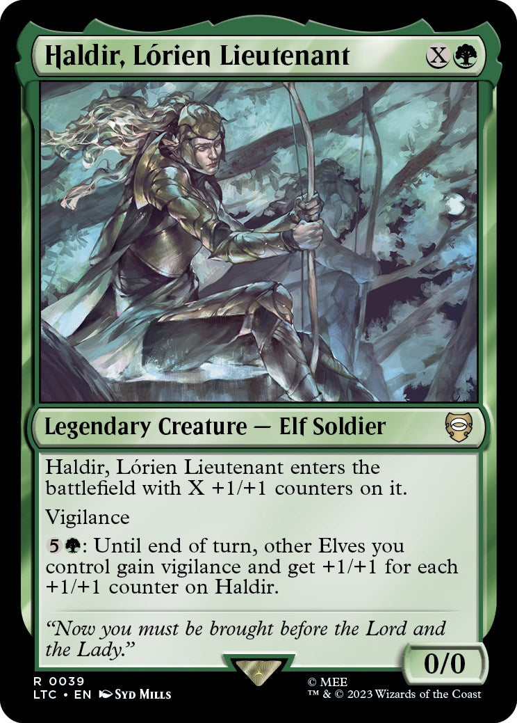 Haldir, Lorien Lieutenant [The Lord of the Rings: Tales of Middle-Earth Commander] | Rook's Games and More