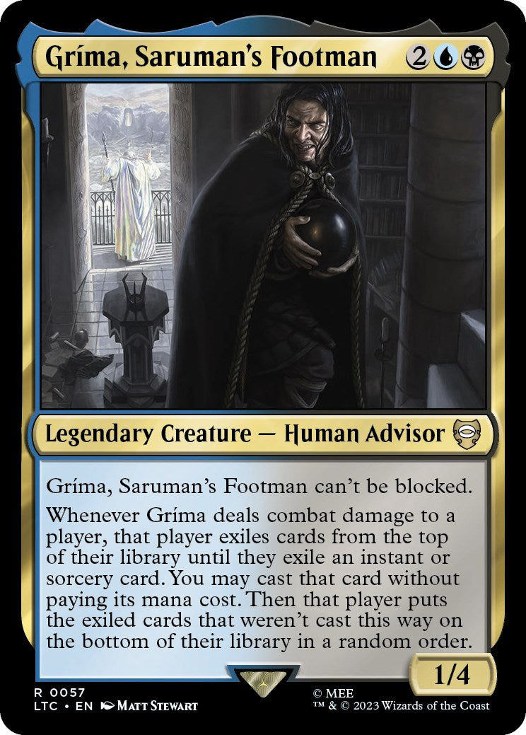 Grima, Saruman's Footman [The Lord of the Rings: Tales of Middle-Earth Commander] | Rook's Games and More