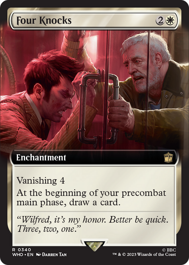 Four Knocks (Extended Art) [Doctor Who] | Rook's Games and More