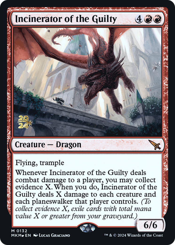 Incinerator of the Guilty [Murders at Karlov Manor Prerelease Promos] | Rook's Games and More