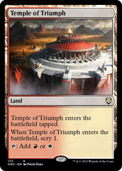 Temple of Triumph [Phyrexia: All Will Be One Commander] | Rook's Games and More