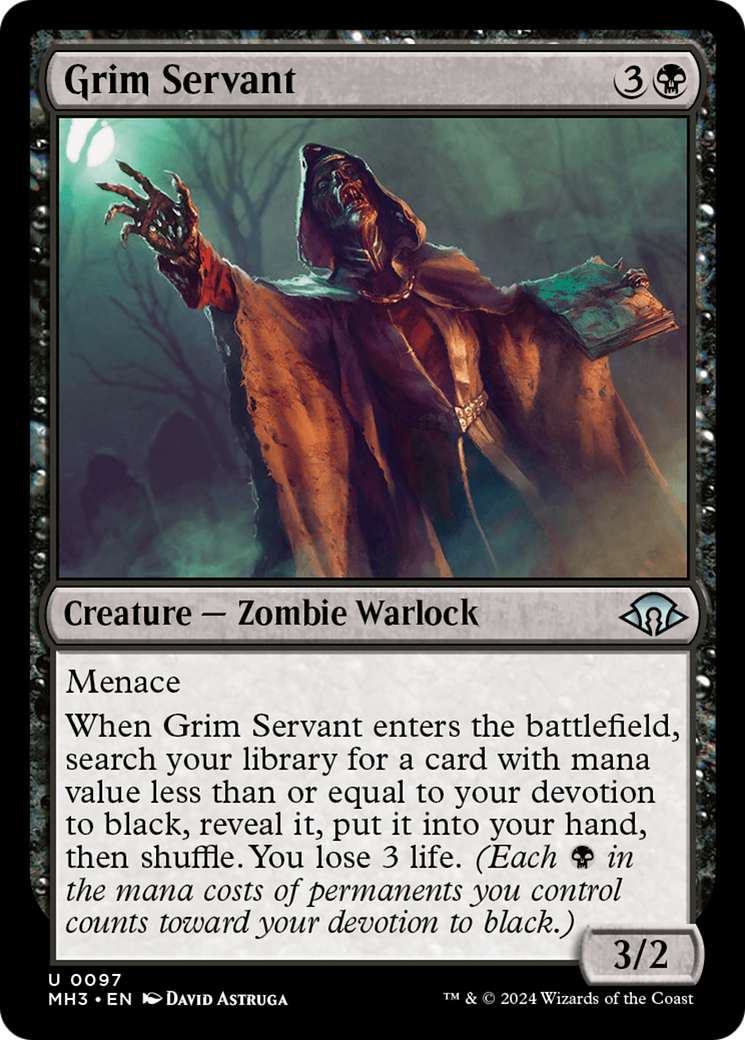 Grim Servant [Modern Horizons 3] | Rook's Games and More