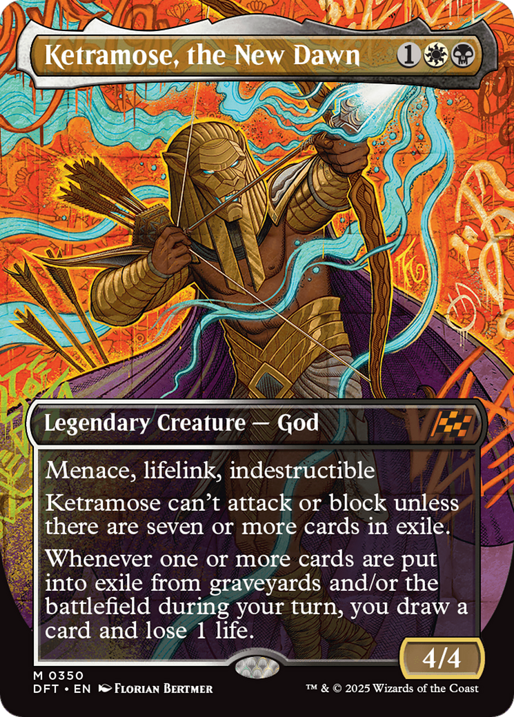 Ketramose, the New Dawn (Borderless) [Aetherdrift] | Rook's Games and More