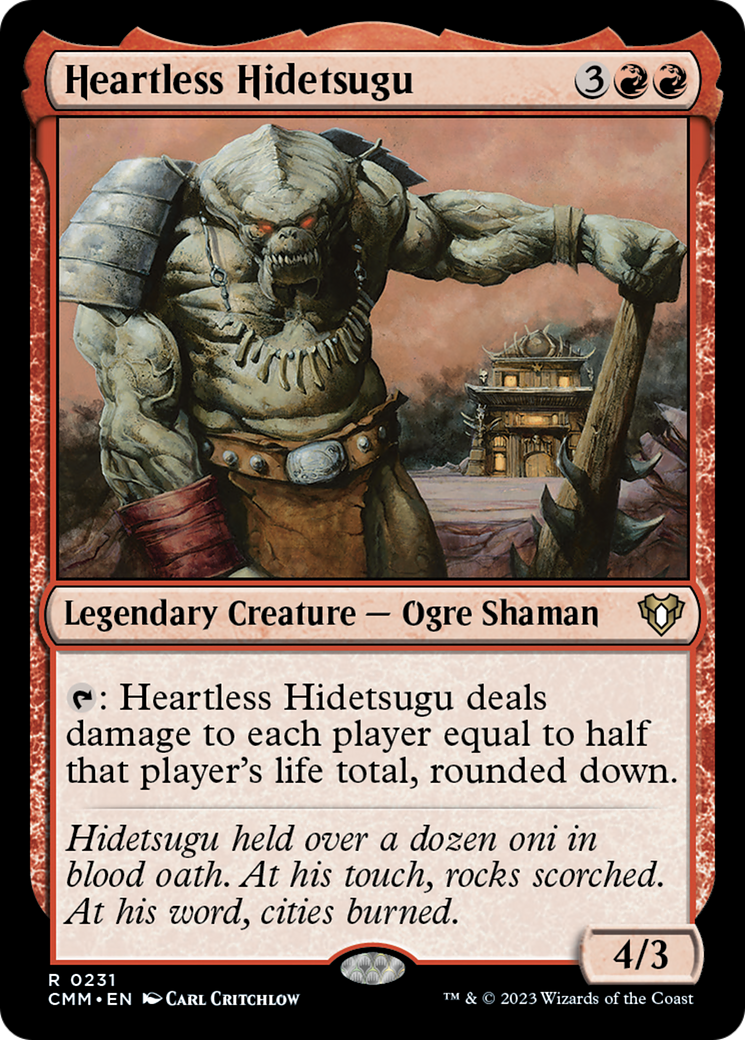 Heartless Hidetsugu [Commander Masters] | Rook's Games and More