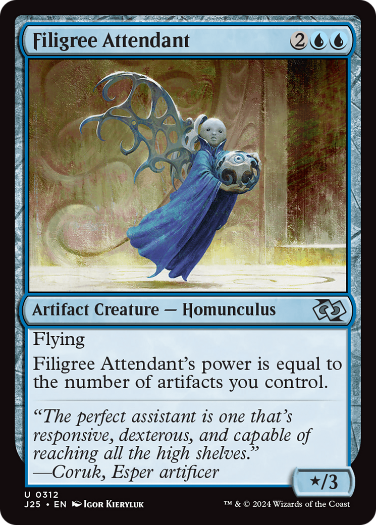 Filigree Attendant [Foundations Jumpstart] | Rook's Games and More