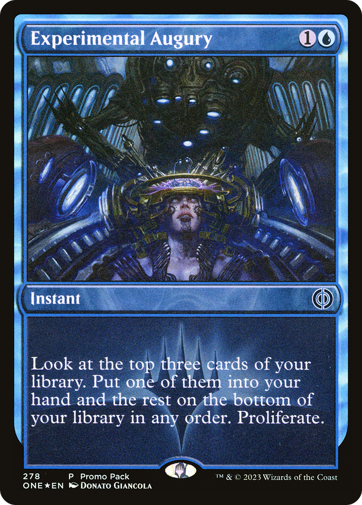 Experimental Augury (Promo Pack) [Phyrexia: All Will Be One Promos] | Rook's Games and More