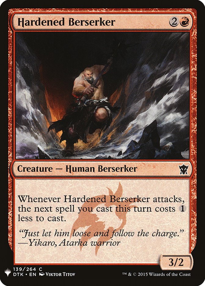 Hardened Berserker [Mystery Booster] | Rook's Games and More