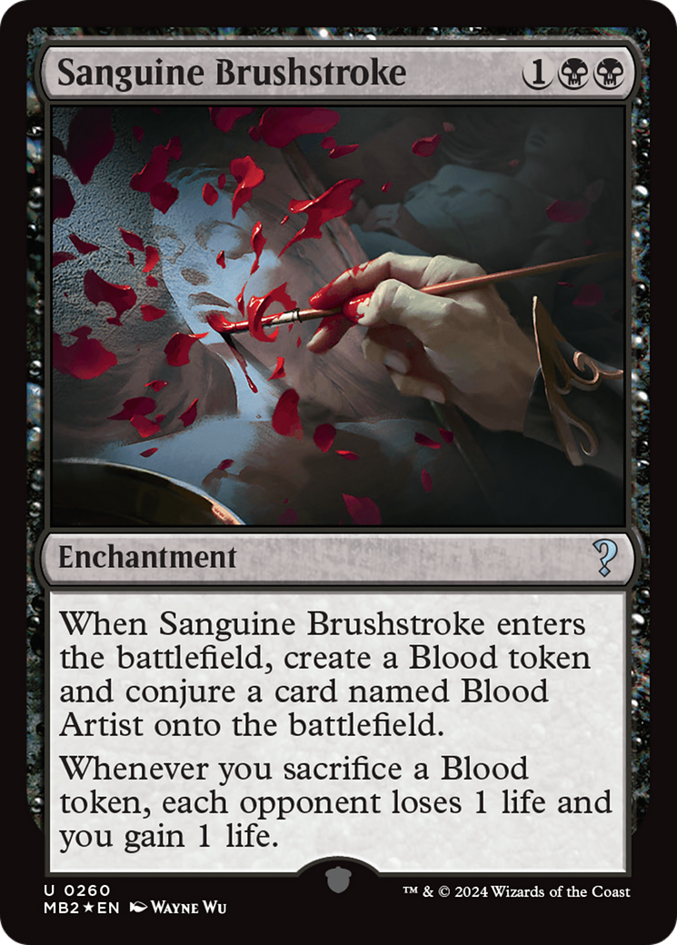 Sanguine Brushstroke [Mystery Booster 2] | Rook's Games and More