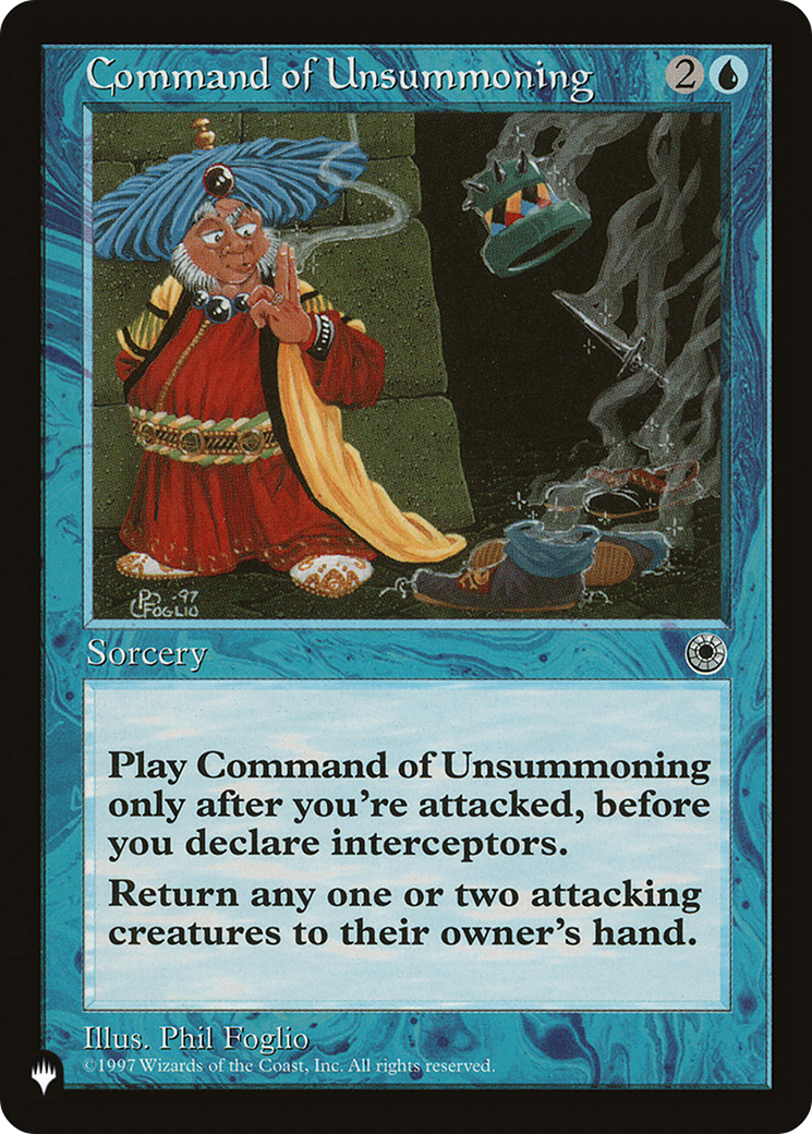 Command of Unsummoning [The List Reprints] | Rook's Games and More