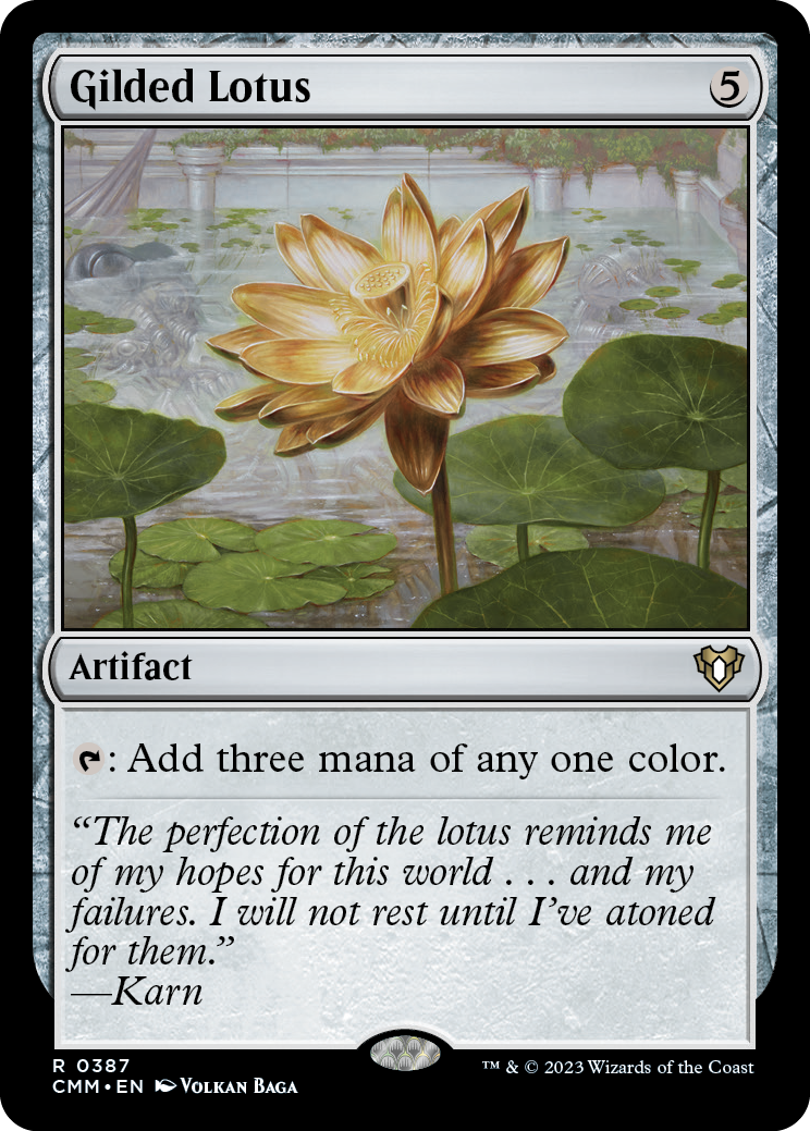 Gilded Lotus [Commander Masters] | Rook's Games and More