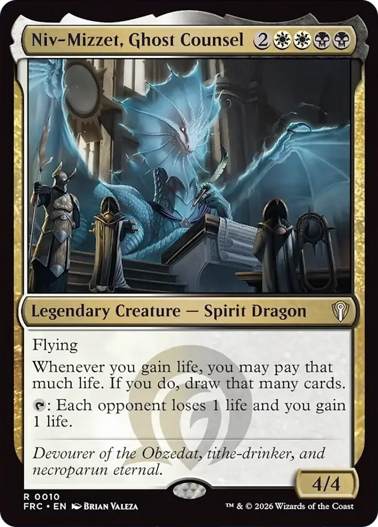 Niv-Mizzet, Ghost Counsel [Reality Fracture Commander] | Rook's Games and More