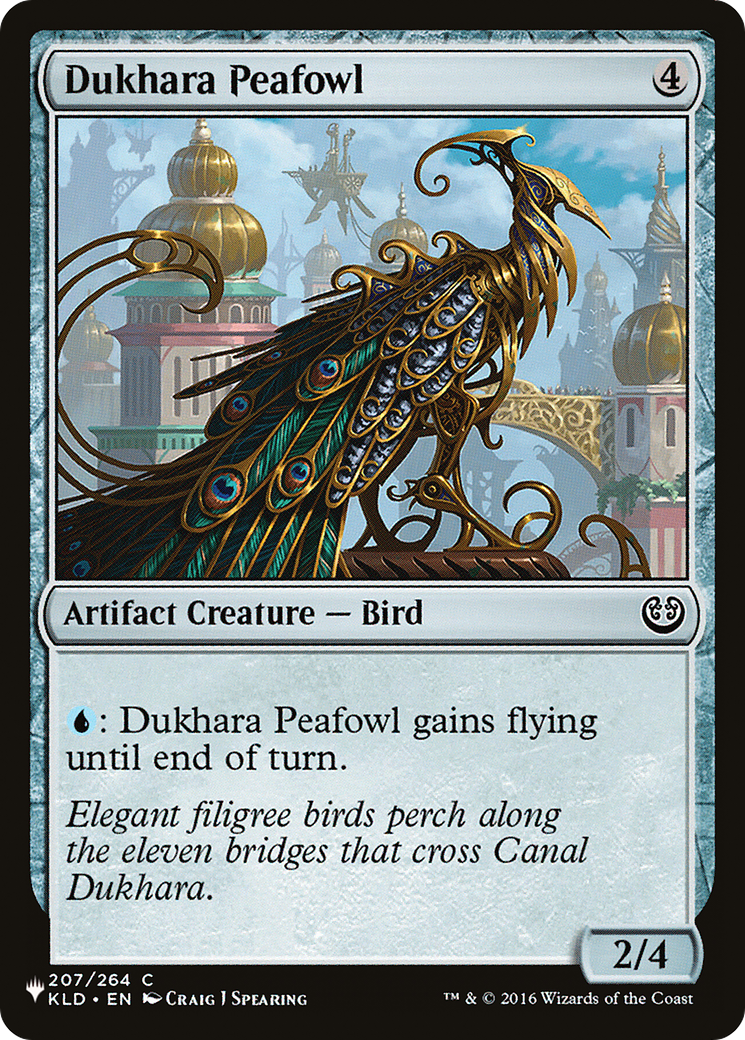 Dukhara Peafowl [The List] | Rook's Games and More