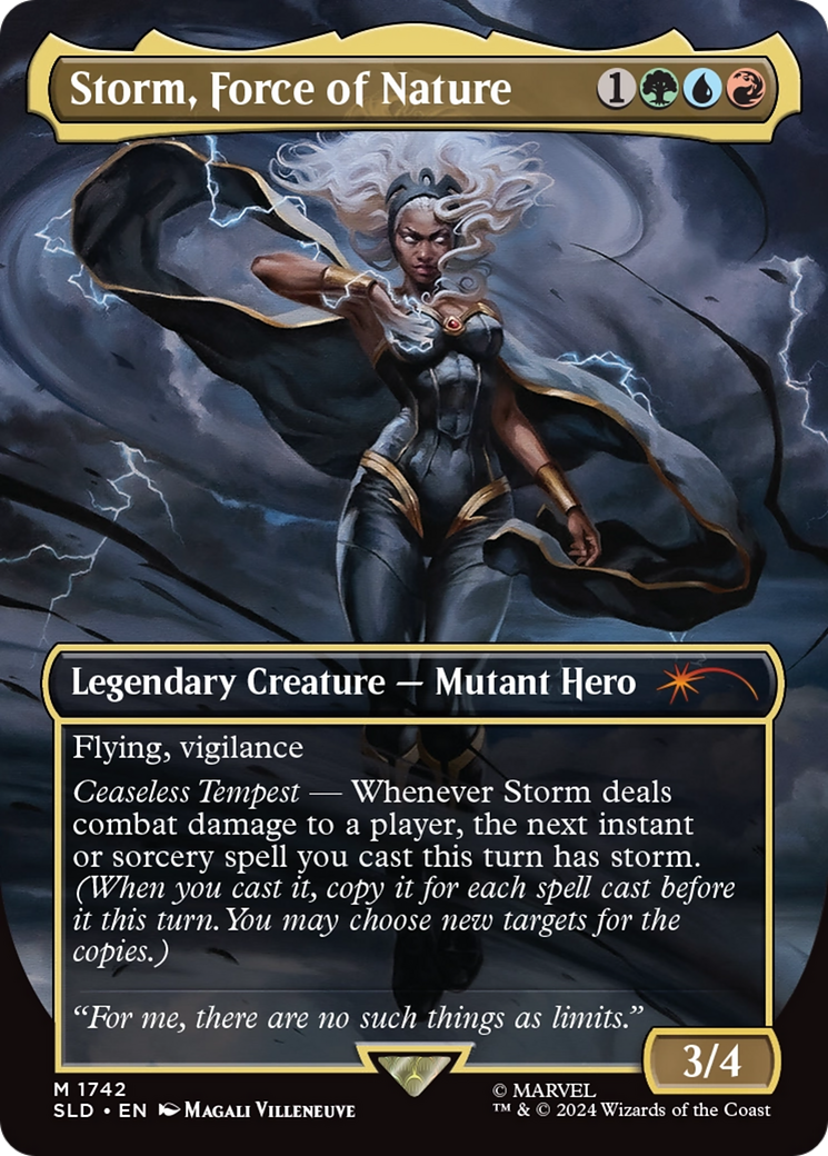 Storm, Force of Nature (Rainbow Foil) [Secret Lair Drop Series] | Rook's Games and More