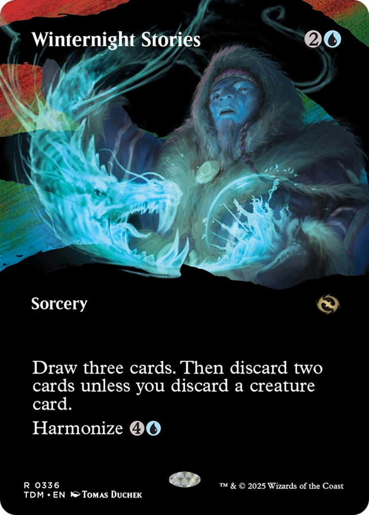 Winternight Stories (Borderless) [Tarkir: Dragonstorm] | Rook's Games and More
