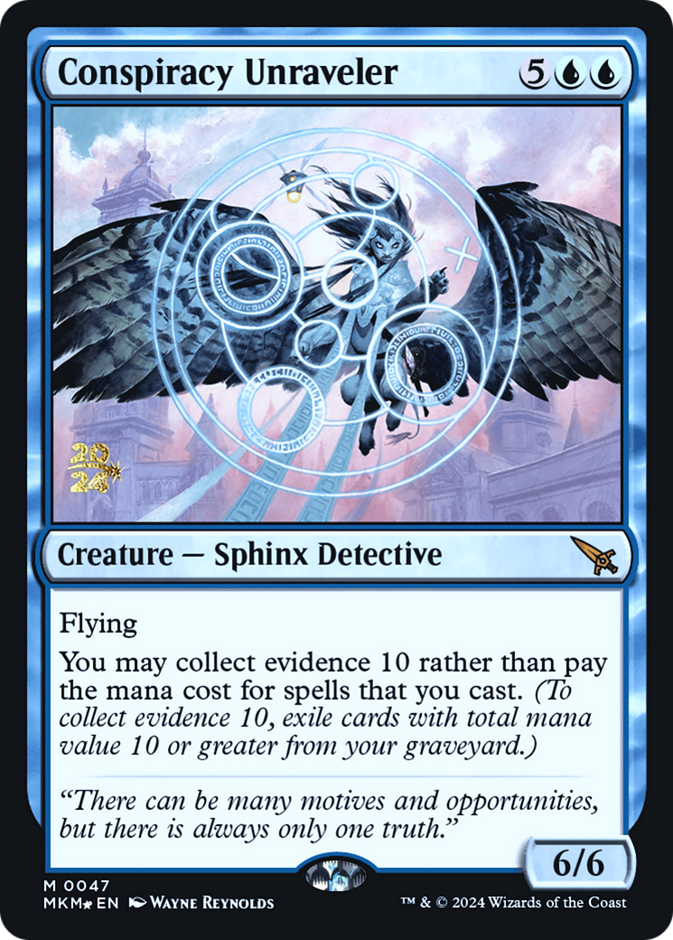 Conspiracy Unraveler [Murders at Karlov Manor Prerelease Promos] | Rook's Games and More