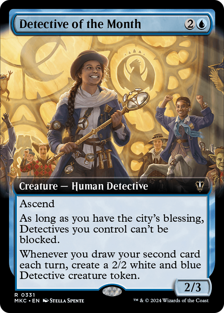 Detective of the Month (Extended Art) [Murders at Karlov Manor Commander] | Rook's Games and More