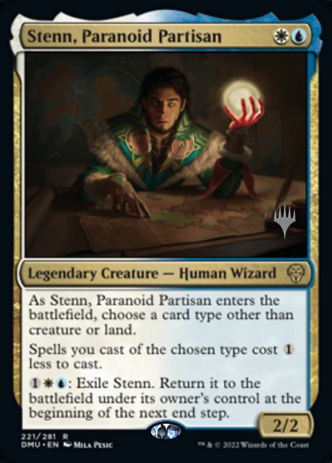 Stenn, Paranoid Partisan (Promo Pack) [Dominaria United Promos] | Rook's Games and More